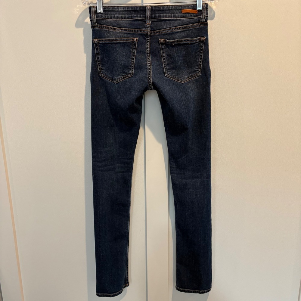 Pilcro‎ and the Letterpress Parallel Jeans Women's 26 Dark Wash 32" inseam - Picture 6 of 14
